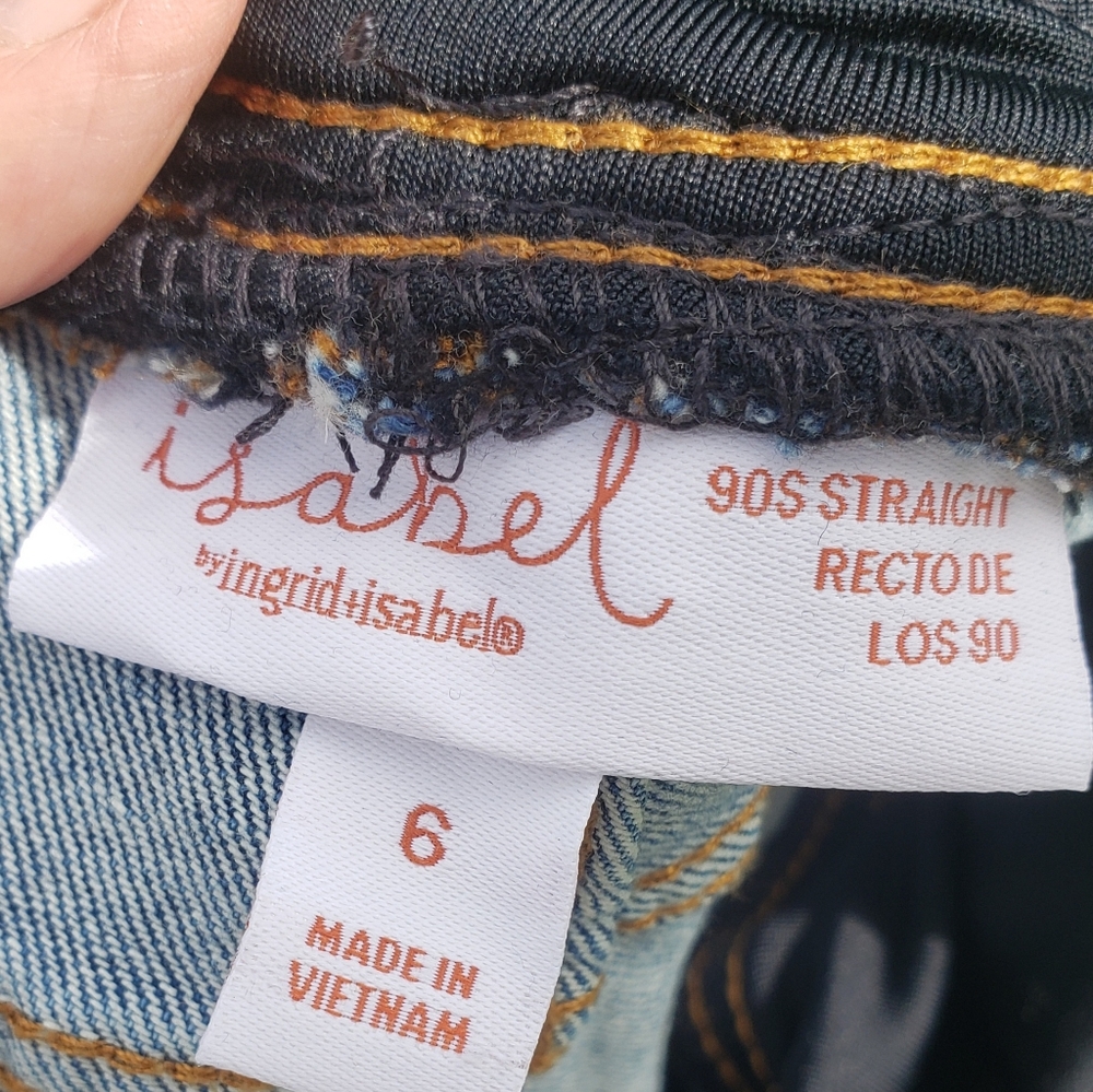 Maternity Straight Leg Jeans - Picture 5 of 8
